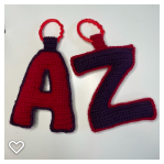 Load image into Gallery viewer, Baby's Alphabet Hanging Rattle