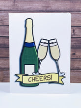 Load image into Gallery viewer, Champagne Cheers Card