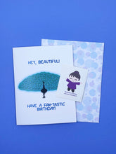 Load image into Gallery viewer, Peacock Fan-tastic Birthday Card