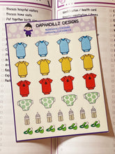 Load image into Gallery viewer, Hey Baby Sticker Sheet