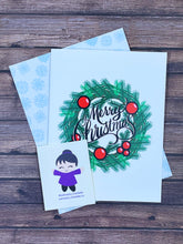 Load image into Gallery viewer, Christmas Wreath Card