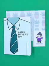 Load image into Gallery viewer, Tied Up Father’s Day Card