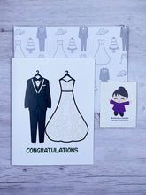 Load image into Gallery viewer, The Outfits Wedding Card - Suit and Gown