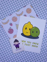 Load image into Gallery viewer, Lemon And Lime You Just Know Card