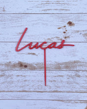 Load image into Gallery viewer, Custom Mini Cake Topper - Single Name