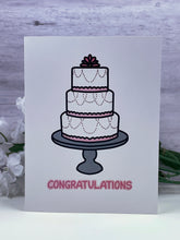 Load image into Gallery viewer, Wedding Cake Card