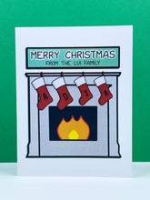 Load image into Gallery viewer, Fireside Family Christmas Card