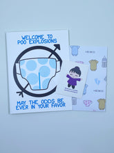 Load image into Gallery viewer, Poo Explosion Games Baby Card