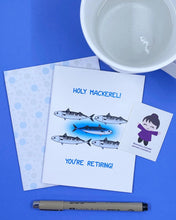 Load image into Gallery viewer, Holy Mackerel Retirement Card