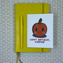 Load image into Gallery viewer, Happy Birthday Pumpkin Card