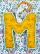 Load image into Gallery viewer, Baby's Alphabet Hanging Rattle