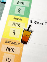 Load image into Gallery viewer, Japanese Food and Bubble Tea Sticker Sheet