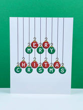 Load image into Gallery viewer, Merry Christmas Balls Card