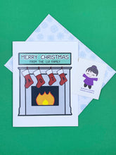 Load image into Gallery viewer, Fireside Family Christmas Card
