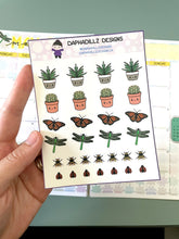 Load image into Gallery viewer, Succulents and Insects Sticker Sheet