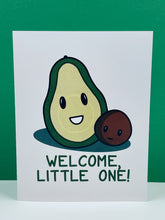 Load image into Gallery viewer, Welcome Baby Avocado Card
