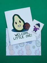 Load image into Gallery viewer, Welcome Baby Avocado Card
