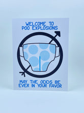 Load image into Gallery viewer, Poo Explosion Games Baby Card