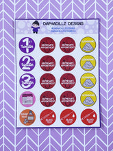 Load image into Gallery viewer, Pregnancy Milestones Sticker Sheet