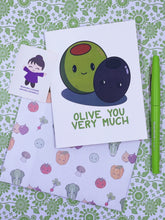 Load image into Gallery viewer, Olive You Card