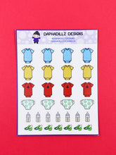 Load image into Gallery viewer, Hey Baby Sticker Sheet