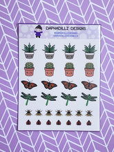 Load image into Gallery viewer, Succulents and Insects Sticker Sheet