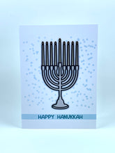 Load image into Gallery viewer, Menorah Hanukkah Card