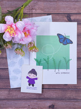Load image into Gallery viewer, Butterfly in the Garden Sympathy Card
