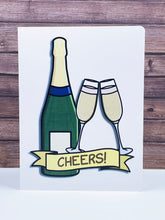 Load image into Gallery viewer, Champagne Cheers Card
