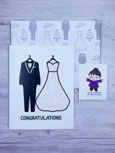 Load image into Gallery viewer, The Outfits Wedding Card - Suit and Gown
