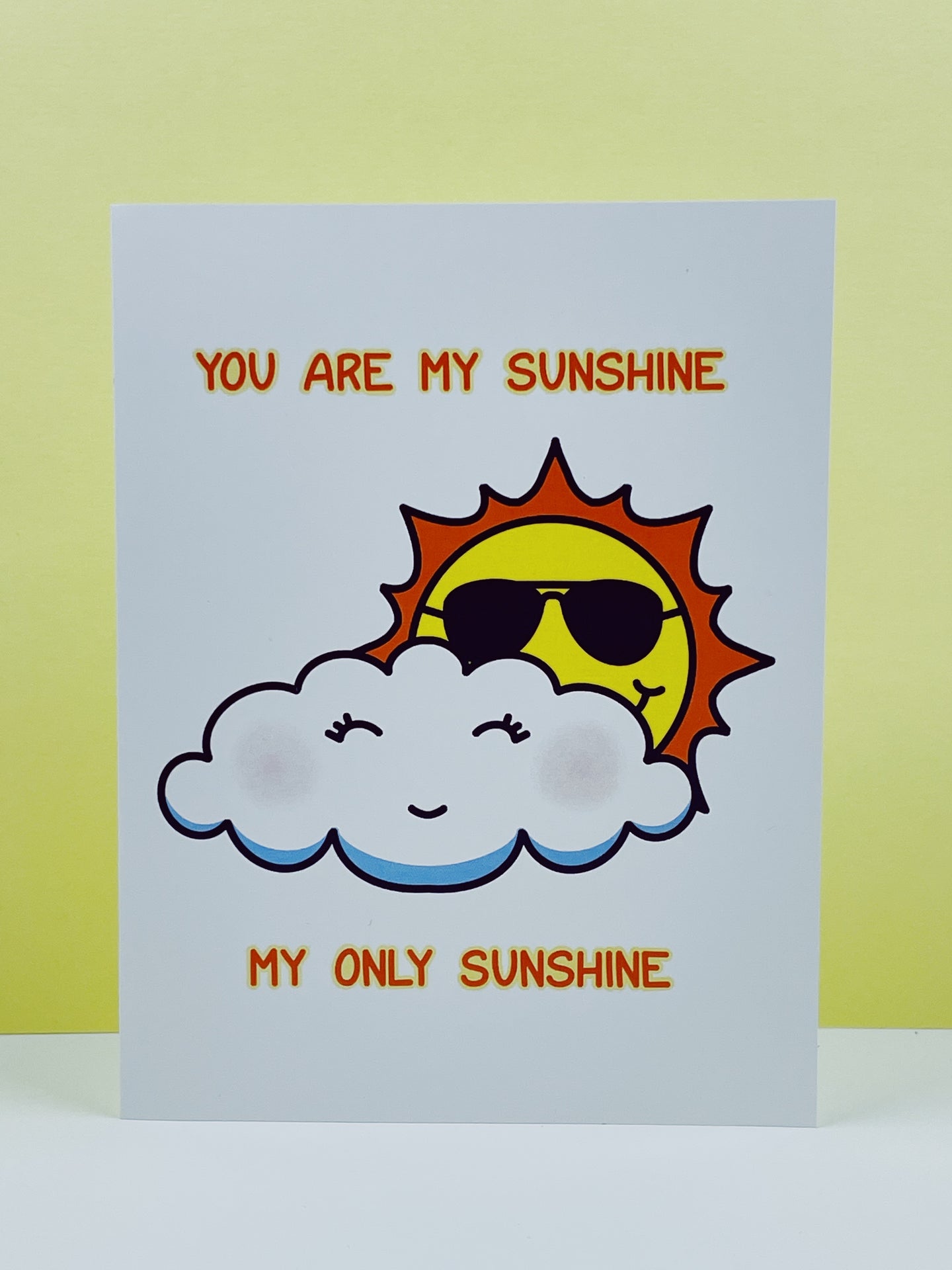 You Are My Sunshine Card