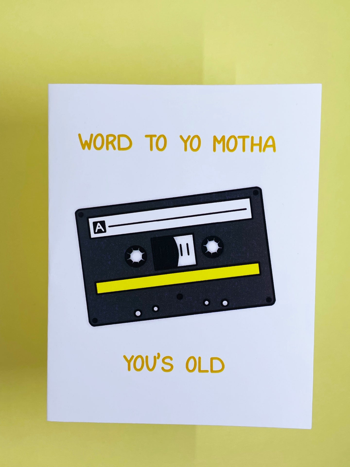 Cassette Tape You’s Old Card
