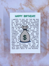 Load image into Gallery viewer, Nigerian Prince Birthday Card
