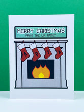 Load image into Gallery viewer, Fireside Family Christmas Card
