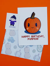 Load image into Gallery viewer, Happy Birthday Pumpkin Card
