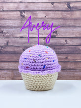 Load image into Gallery viewer, Custom Mini Cake Topper - Single Name
