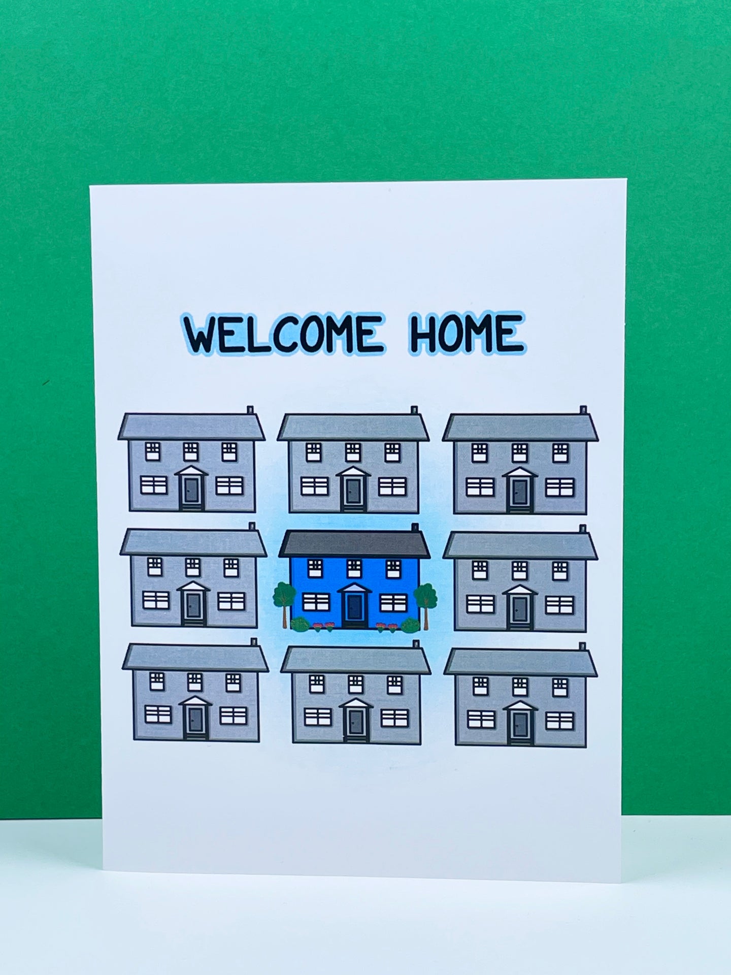 Lights On Welcome Home Card