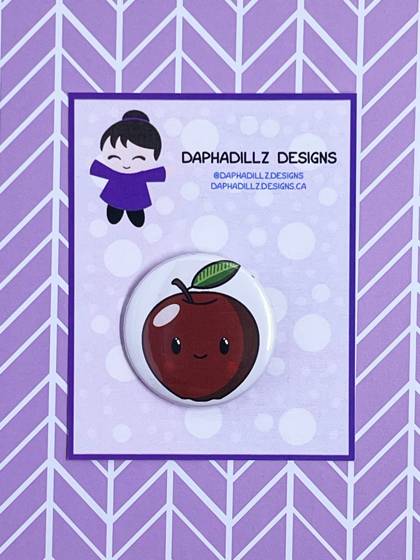 Cute Apple Pin