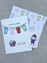 Load image into Gallery viewer, Loads of Laundry Baby Card
