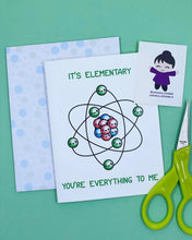 Load image into Gallery viewer, It’s Elementary Atom Card
