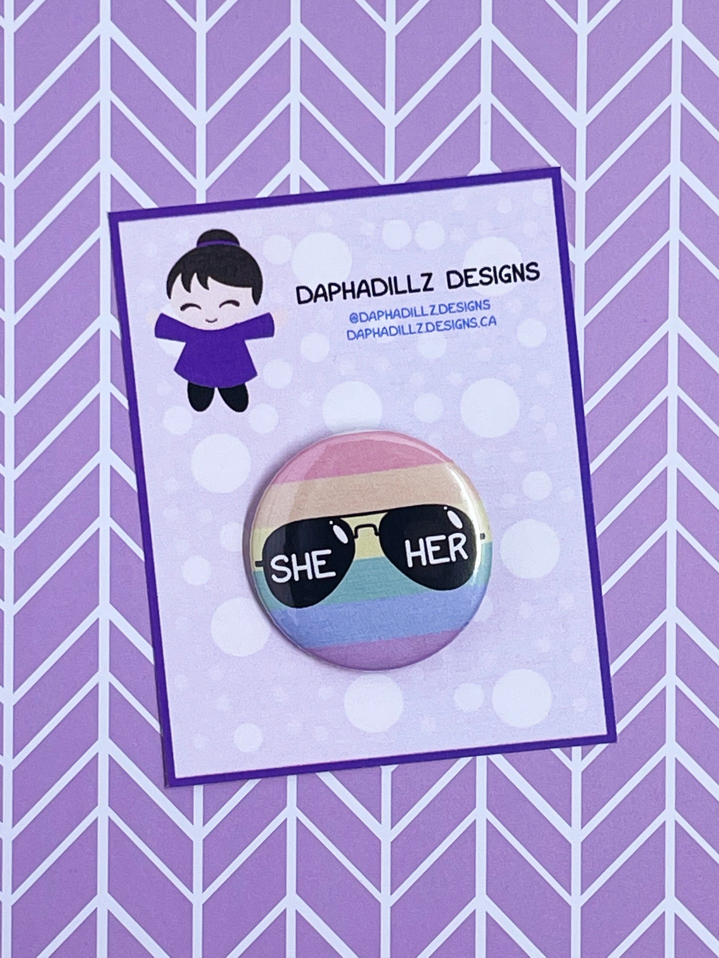 Aviator Pronouns Pin