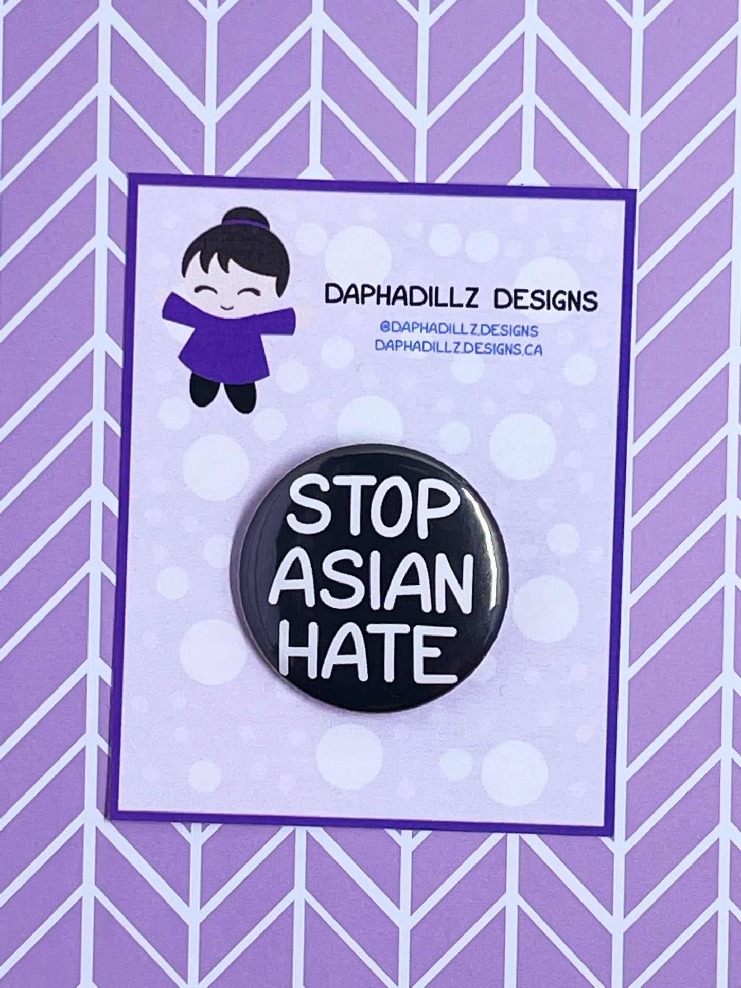 Stop Asian Hate Pin