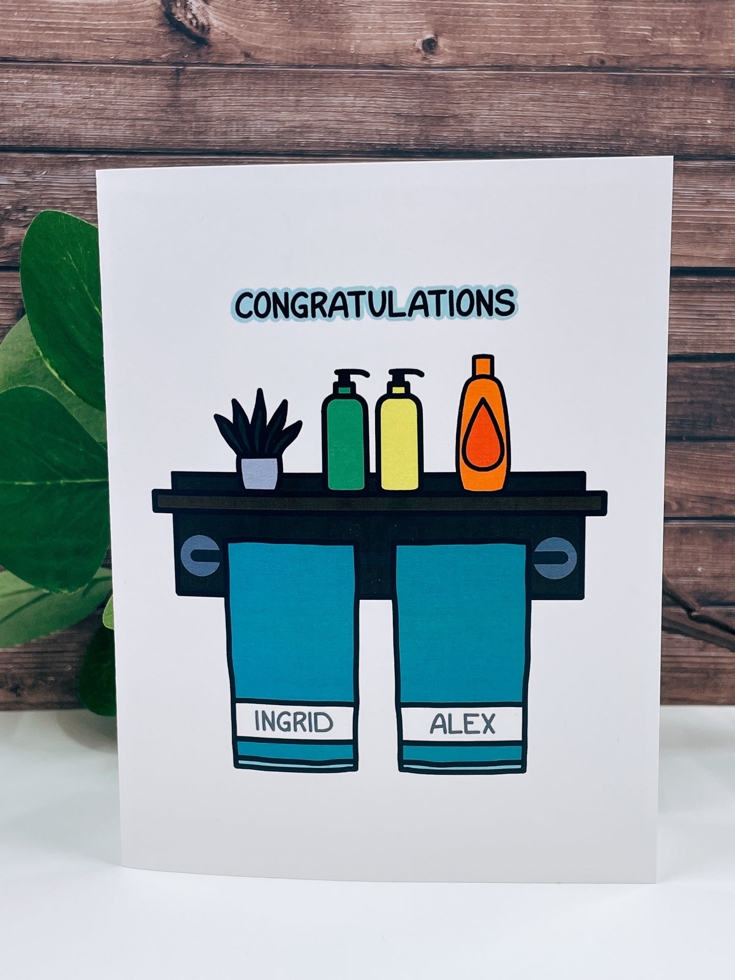 Mine and Yours Card - Customizable