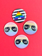 Load image into Gallery viewer, Aviator Pronouns Pin
