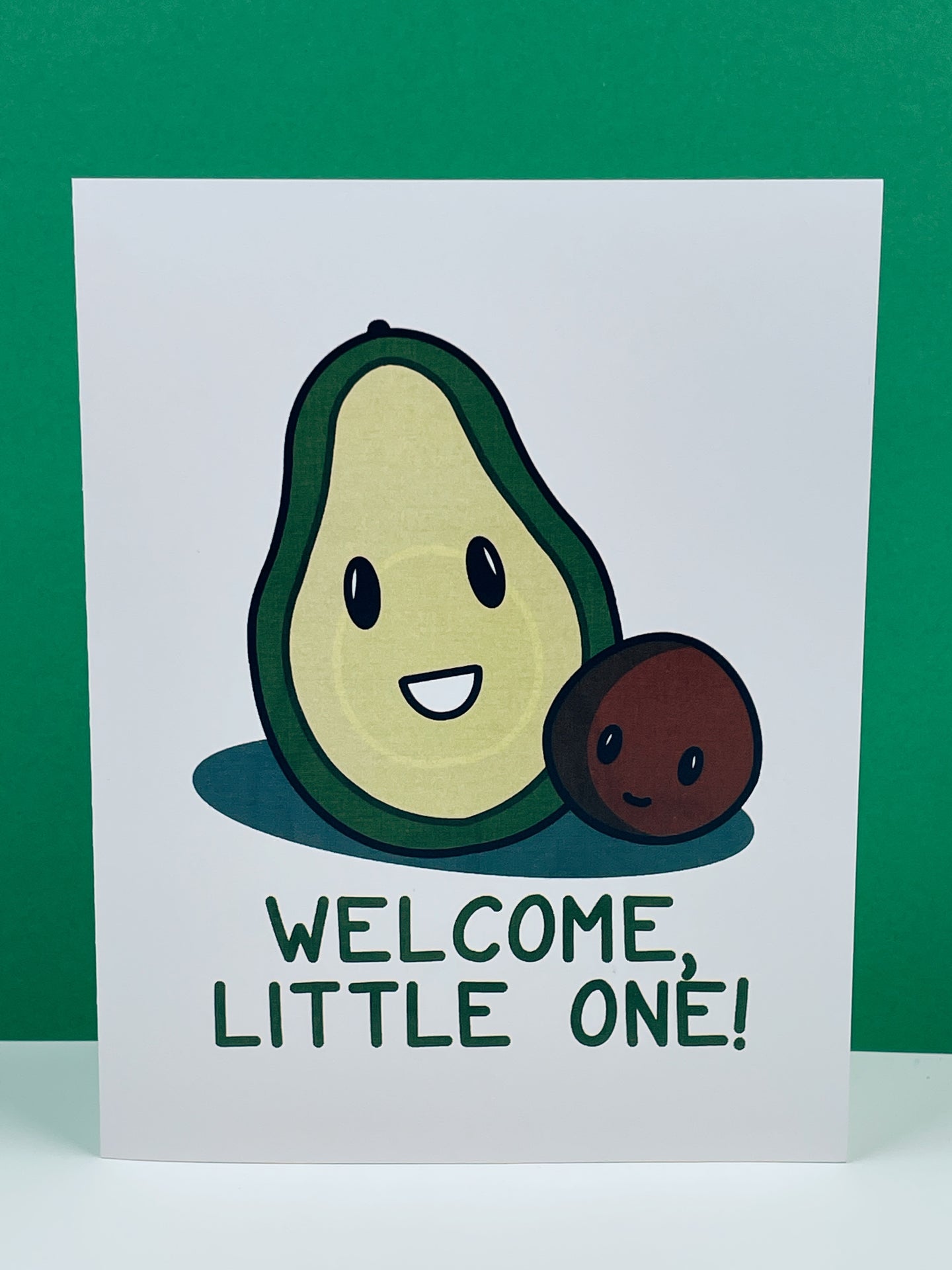 Welcome Baby Avocado Card