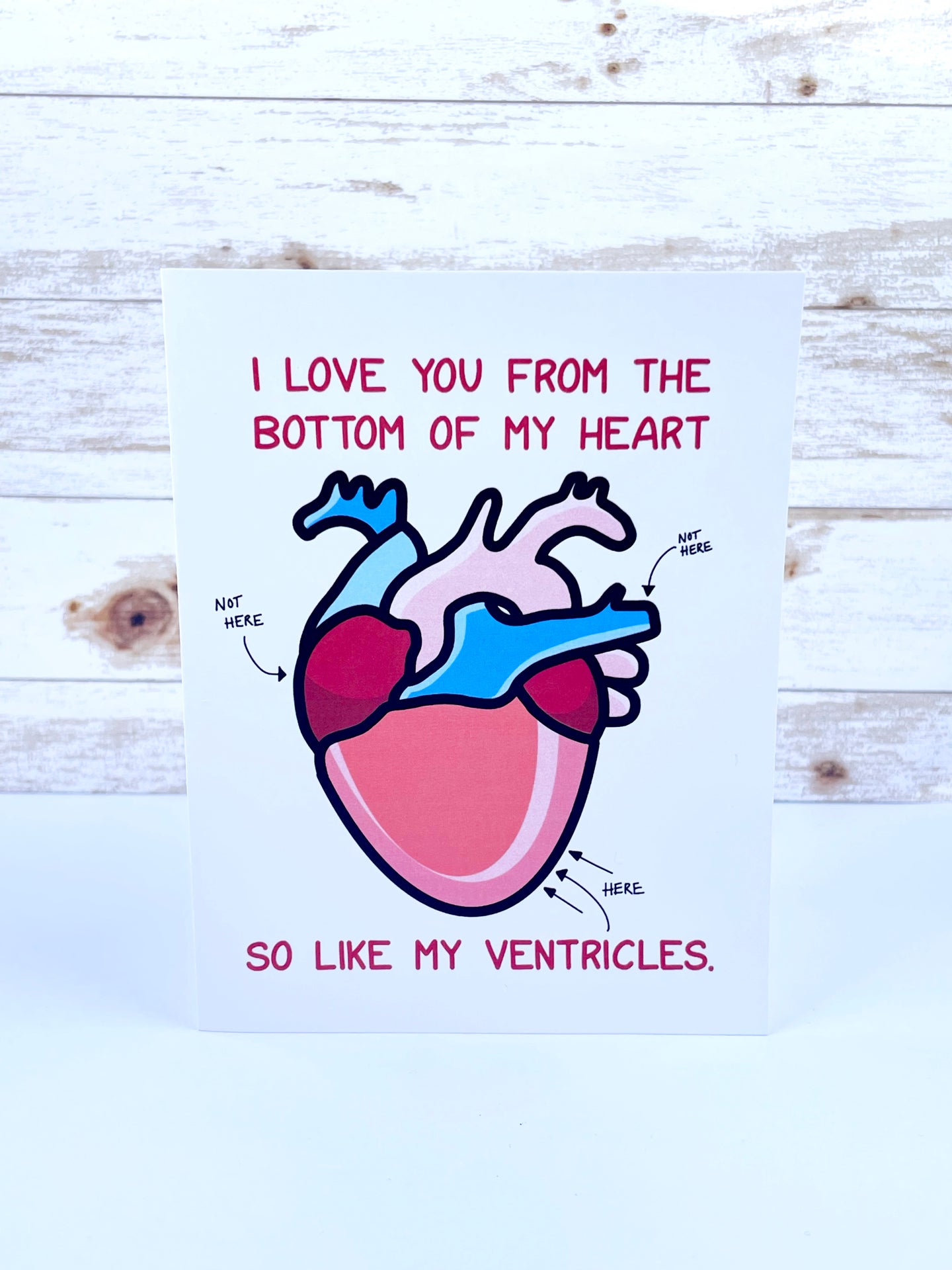 Bottom of My Heart Card