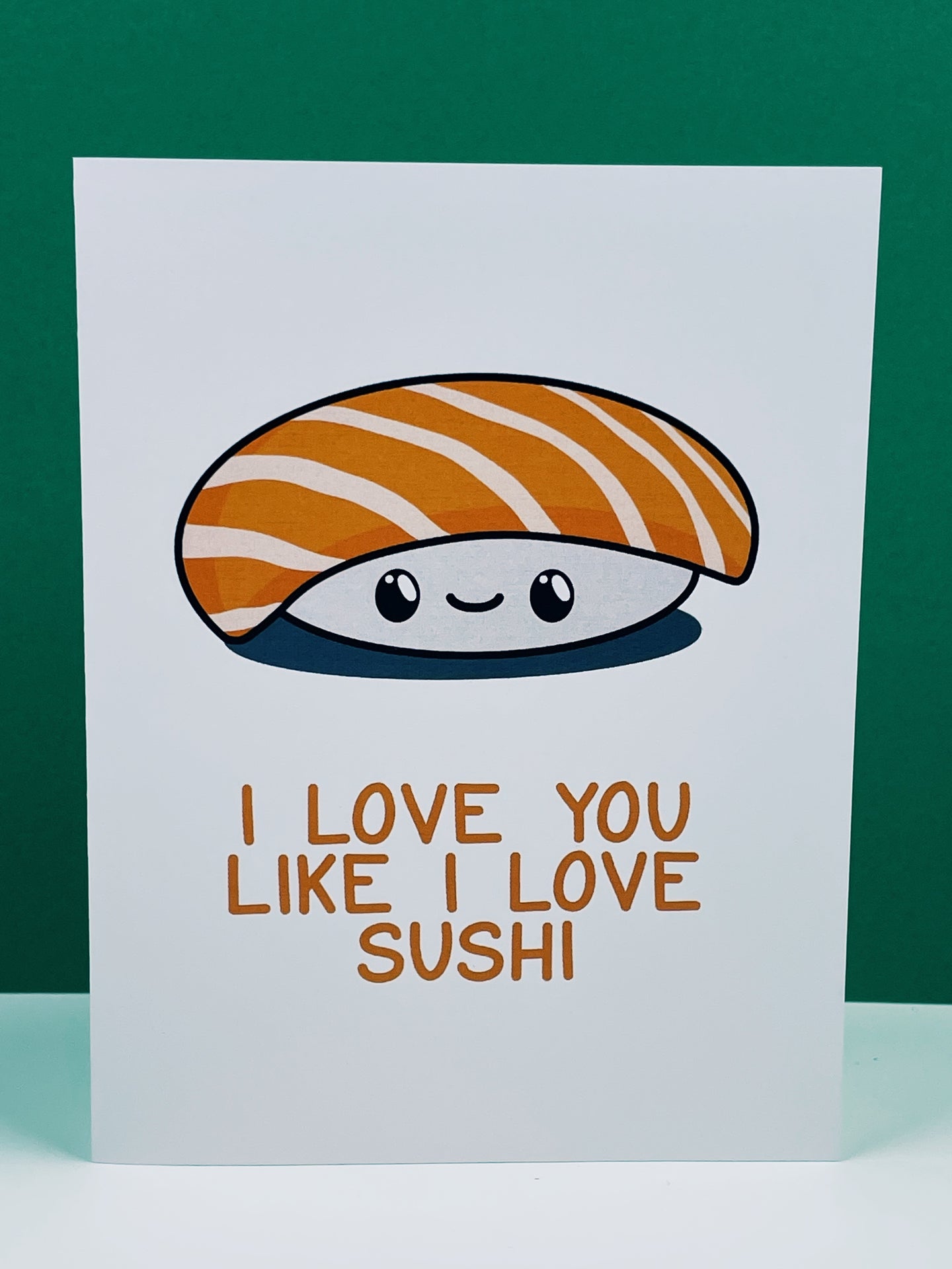 I Love You Sushi Card