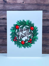 Load image into Gallery viewer, Christmas Wreath Card
