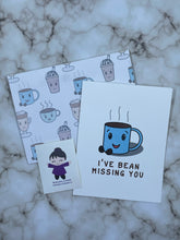 Load image into Gallery viewer, I’ve Bean Missing You Card
