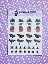 Load image into Gallery viewer, Succulents and Insects Sticker Sheet
